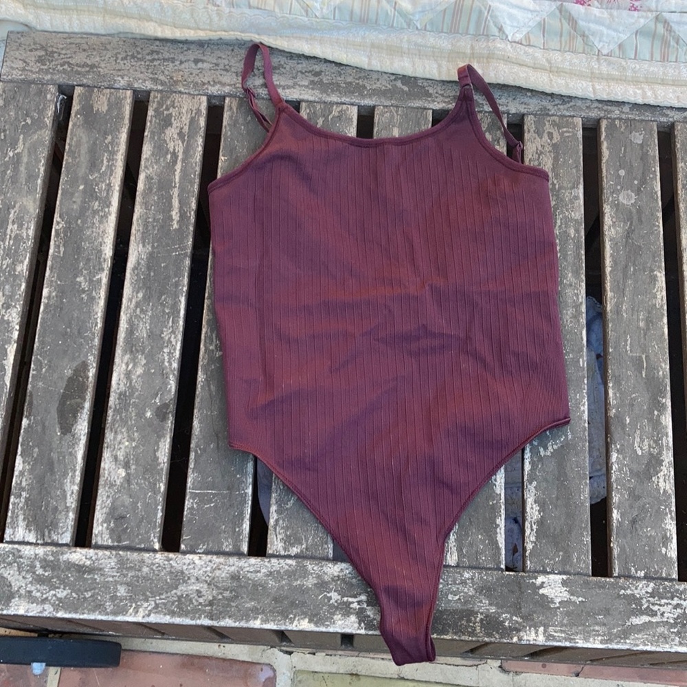 Lululemon Burgundy Leotard one piece